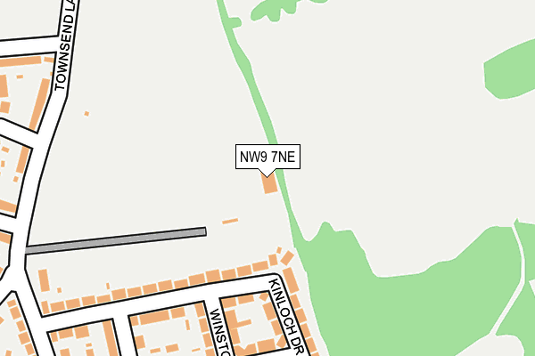 NW9 7NE map - OS OpenMap – Local (Ordnance Survey) NW9 7NE map - OS OpenMap – Local (Ordnance Survey)