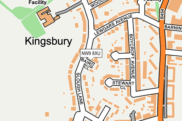 NW9 8XU map - OS OpenMap – Local (Ordnance Survey) NW9 8XU map - OS OpenMap – Local (Ordnance Survey)