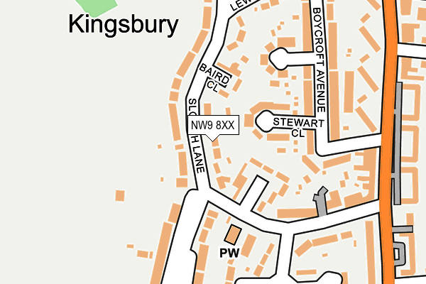 NW9 8XX map - OS OpenMap – Local (Ordnance Survey) NW9 8XX map - OS OpenMap – Local (Ordnance Survey)