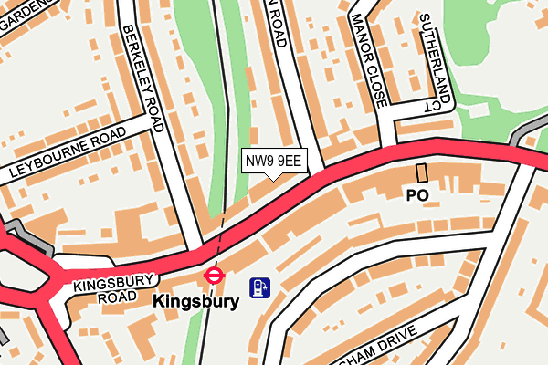NW9 9EE map - OS OpenMap – Local (Ordnance Survey) NW9 9EE map - OS OpenMap – Local (Ordnance Survey)