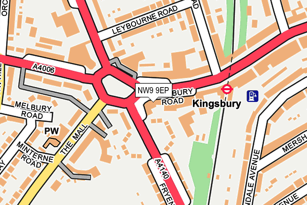 NW9 9EP map - OS OpenMap – Local (Ordnance Survey) NW9 9EP map - OS OpenMap – Local (Ordnance Survey)