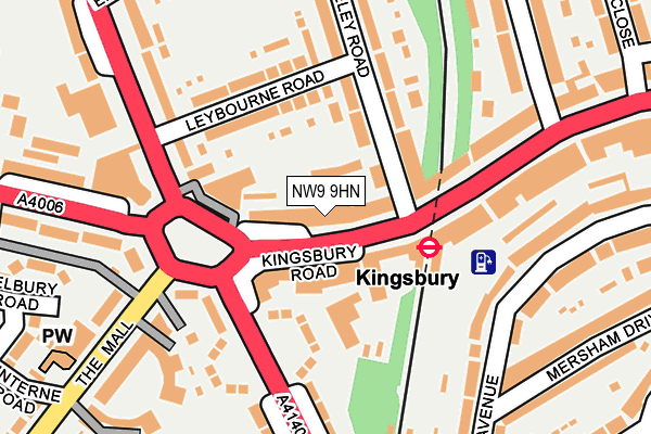 NW9 9HN map - OS OpenMap – Local (Ordnance Survey) NW9 9HN map - OS OpenMap – Local (Ordnance Survey)