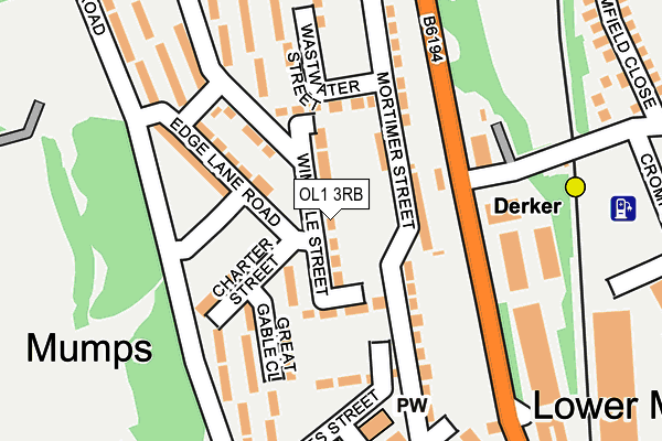 OL1 3RB map - OS OpenMap – Local (Ordnance Survey) OL1 3RB map - OS OpenMap – Local (Ordnance Survey)