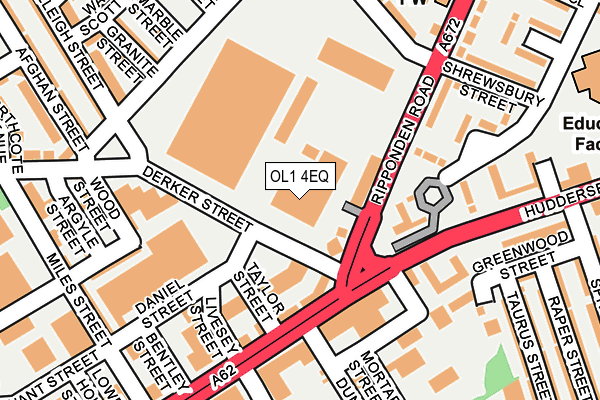 OL1 4EQ map - OS OpenMap – Local (Ordnance Survey) OL1 4EQ map - OS OpenMap – Local (Ordnance Survey)