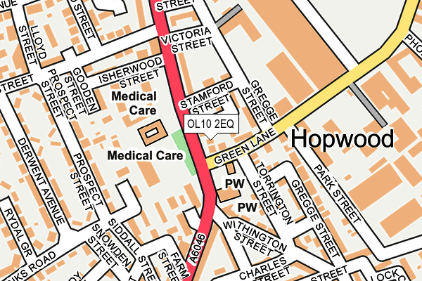 OL10 2EQ map - OS OpenMap – Local (Ordnance Survey) OL10 2EQ map - OS OpenMap – Local (Ordnance Survey)