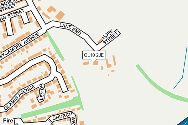 OL10 2JE map - OS OpenMap – Local (Ordnance Survey) OL10 2JE map - OS OpenMap – Local (Ordnance Survey)