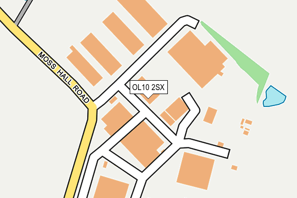 OL10 2SX map - OS OpenMap – Local (Ordnance Survey) OL10 2SX map - OS OpenMap – Local (Ordnance Survey)