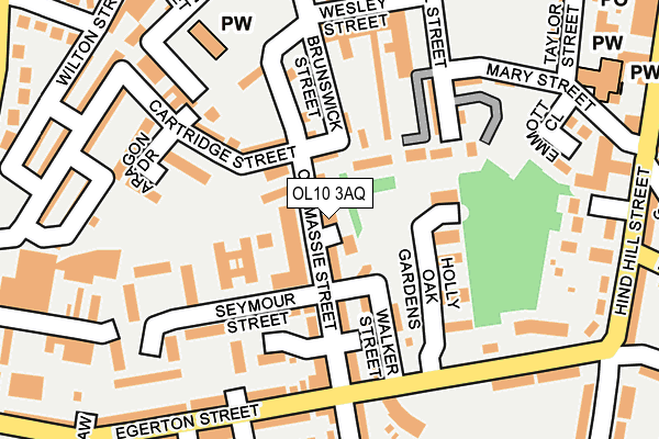 OL10 3AQ map - OS OpenMap – Local (Ordnance Survey) OL10 3AQ map - OS OpenMap – Local (Ordnance Survey)