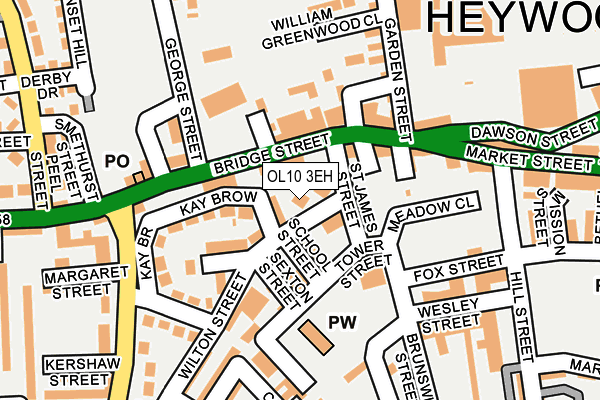 OL10 3EH map - OS OpenMap – Local (Ordnance Survey) OL10 3EH map - OS OpenMap – Local (Ordnance Survey)