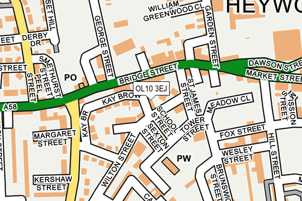 OL10 3EJ map - OS OpenMap – Local (Ordnance Survey) OL10 3EJ map - OS OpenMap – Local (Ordnance Survey)