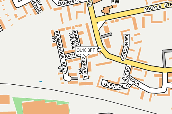 OL10 3FT map - OS OpenMap – Local (Ordnance Survey) OL10 3FT map - OS OpenMap – Local (Ordnance Survey)