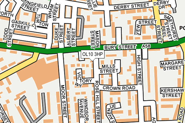OL10 3HP map - OS OpenMap – Local (Ordnance Survey) OL10 3HP map - OS OpenMap – Local (Ordnance Survey)