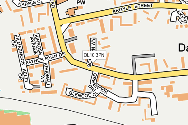 OL10 3PN map - OS OpenMap – Local (Ordnance Survey) OL10 3PN map - OS OpenMap – Local (Ordnance Survey)