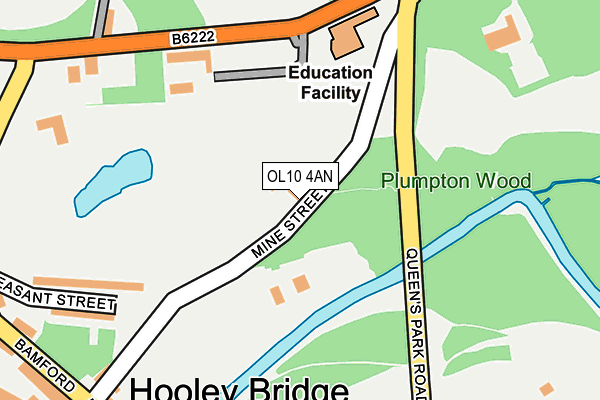 OL10 4AN map - OS OpenMap – Local (Ordnance Survey) OL10 4AN map - OS OpenMap – Local (Ordnance Survey)