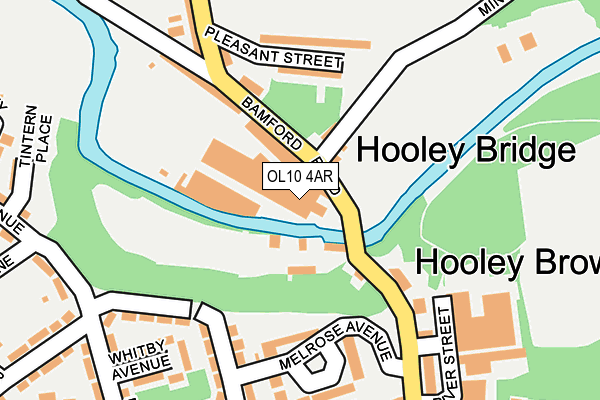OL10 4AR map - OS OpenMap – Local (Ordnance Survey) OL10 4AR map - OS OpenMap – Local (Ordnance Survey)