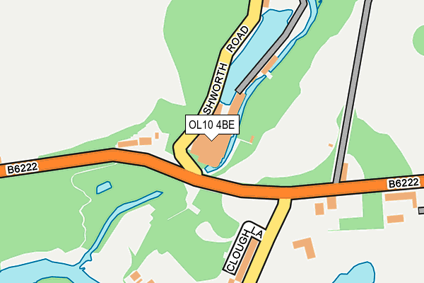 OL10 4BE map - OS OpenMap – Local (Ordnance Survey) OL10 4BE map - OS OpenMap – Local (Ordnance Survey)