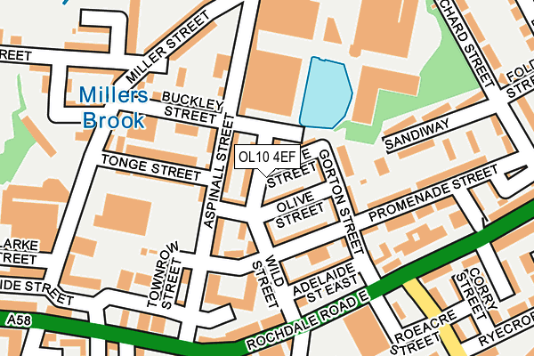 OL10 4EF map - OS OpenMap – Local (Ordnance Survey) OL10 4EF map - OS OpenMap – Local (Ordnance Survey)