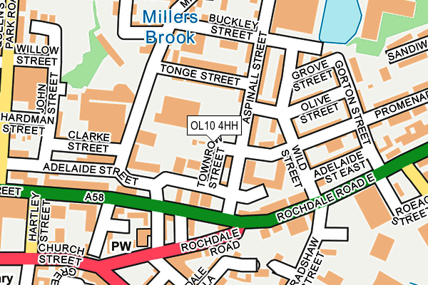 OL10 4HH map - OS OpenMap – Local (Ordnance Survey) OL10 4HH map - OS OpenMap – Local (Ordnance Survey)