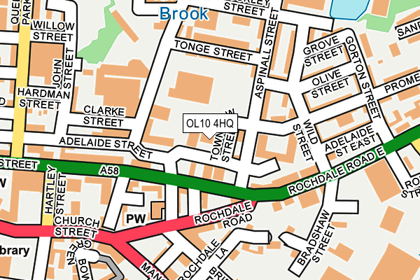 OL10 4HQ map - OS OpenMap – Local (Ordnance Survey) OL10 4HQ map - OS OpenMap – Local (Ordnance Survey)