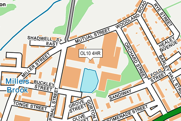 OL10 4HR map - OS OpenMap – Local (Ordnance Survey) OL10 4HR map - OS OpenMap – Local (Ordnance Survey)