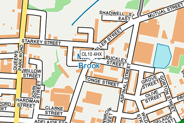 OL10 4HX map - OS OpenMap – Local (Ordnance Survey) OL10 4HX map - OS OpenMap – Local (Ordnance Survey)