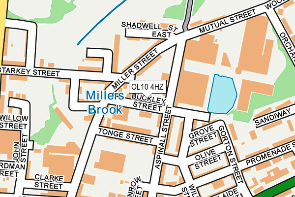 OL10 4HZ map - OS OpenMap – Local (Ordnance Survey) OL10 4HZ map - OS OpenMap – Local (Ordnance Survey)
