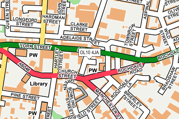 OL10 4JA map - OS OpenMap – Local (Ordnance Survey) OL10 4JA map - OS OpenMap – Local (Ordnance Survey)