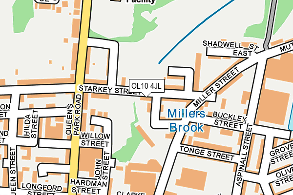 OL10 4JL map - OS OpenMap – Local (Ordnance Survey) OL10 4JL map - OS OpenMap – Local (Ordnance Survey)