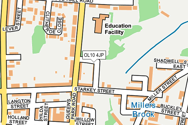 OL10 4JP map - OS OpenMap – Local (Ordnance Survey) OL10 4JP map - OS OpenMap – Local (Ordnance Survey)