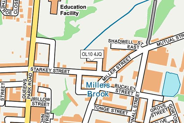 OL10 4JQ map - OS OpenMap – Local (Ordnance Survey) OL10 4JQ map - OS OpenMap – Local (Ordnance Survey)