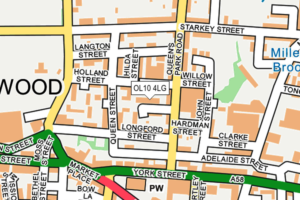 OL10 4LG map - OS OpenMap – Local (Ordnance Survey) OL10 4LG map - OS OpenMap – Local (Ordnance Survey)