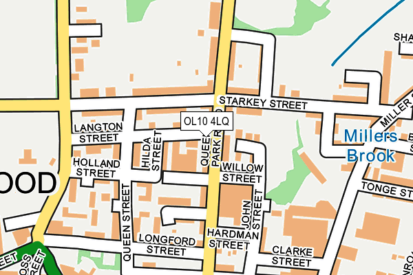 OL10 4LQ map - OS OpenMap – Local (Ordnance Survey) OL10 4LQ map - OS OpenMap – Local (Ordnance Survey)