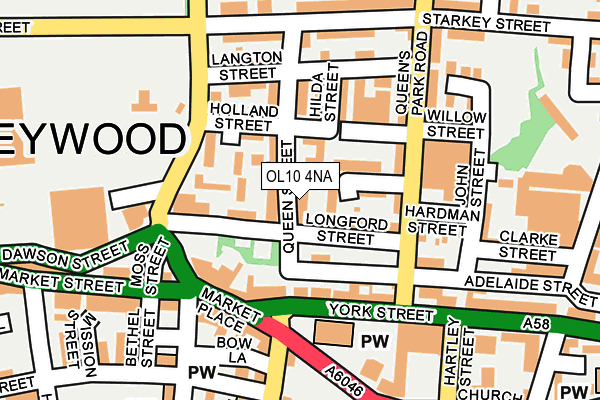 OL10 4NA map - OS OpenMap – Local (Ordnance Survey) OL10 4NA map - OS OpenMap – Local (Ordnance Survey)