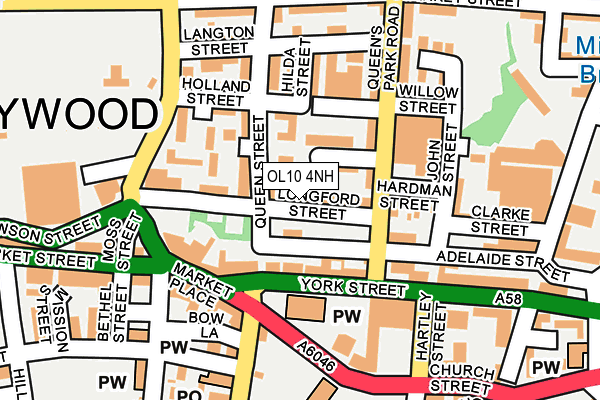 OL10 4NH map - OS OpenMap – Local (Ordnance Survey) OL10 4NH map - OS OpenMap – Local (Ordnance Survey)