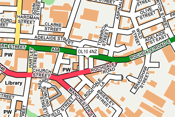OL10 4NZ map - OS OpenMap – Local (Ordnance Survey) OL10 4NZ map - OS OpenMap – Local (Ordnance Survey)