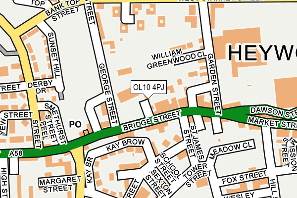 OL10 4PJ map - OS OpenMap – Local (Ordnance Survey) OL10 4PJ map - OS OpenMap – Local (Ordnance Survey)