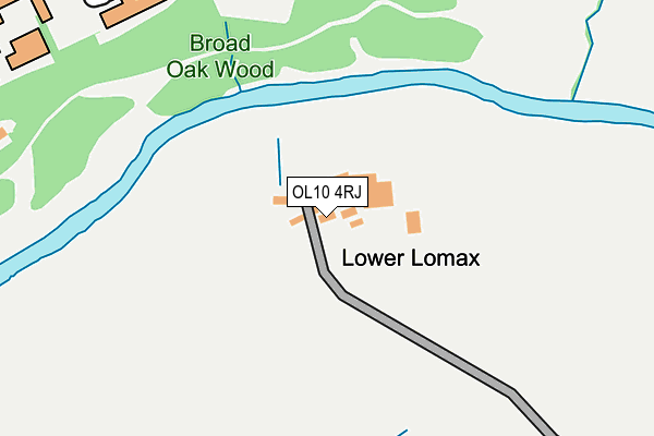 OL10 4RJ map - OS OpenMap – Local (Ordnance Survey) OL10 4RJ map - OS OpenMap – Local (Ordnance Survey)