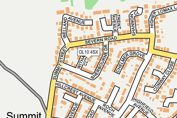 OL10 4SX map - OS OpenMap – Local (Ordnance Survey) OL10 4SX map - OS OpenMap – Local (Ordnance Survey)