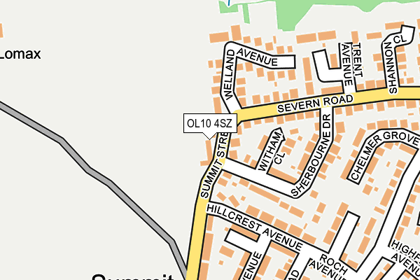 OL10 4SZ map - OS OpenMap – Local (Ordnance Survey) OL10 4SZ map - OS OpenMap – Local (Ordnance Survey)