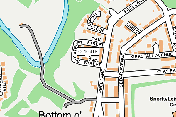 OL10 4TR map - OS OpenMap – Local (Ordnance Survey) OL10 4TR map - OS OpenMap – Local (Ordnance Survey)