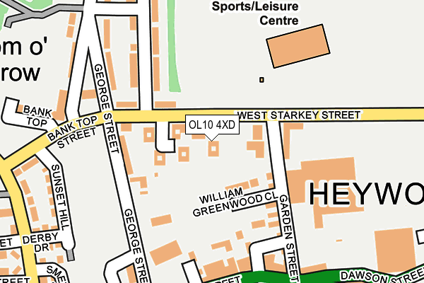 OL10 4XD map - OS OpenMap – Local (Ordnance Survey) OL10 4XD map - OS OpenMap – Local (Ordnance Survey)