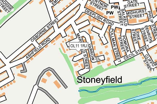 OL11 1RJ map - OS OpenMap – Local (Ordnance Survey) OL11 1RJ map - OS OpenMap – Local (Ordnance Survey)