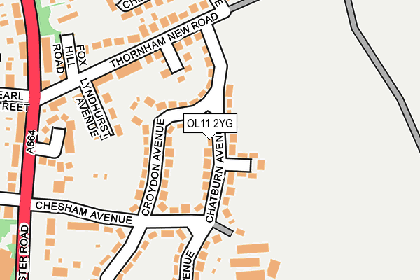 OL11 2YG map - OS OpenMap – Local (Ordnance Survey) OL11 2YG map - OS OpenMap – Local (Ordnance Survey)