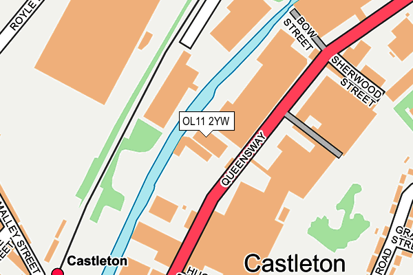OL11 2YW map - OS OpenMap – Local (Ordnance Survey) OL11 2YW map - OS OpenMap – Local (Ordnance Survey)