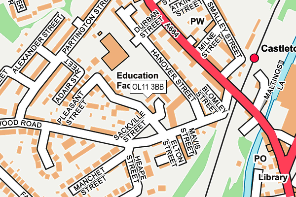 OL11 3BB map - OS OpenMap – Local (Ordnance Survey) OL11 3BB map - OS OpenMap – Local (Ordnance Survey)