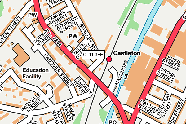 OL11 3EE map - OS OpenMap – Local (Ordnance Survey) OL11 3EE map - OS OpenMap – Local (Ordnance Survey)