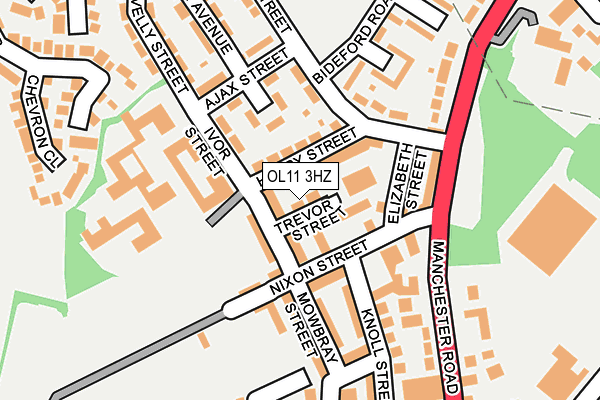 OL11 3HZ map - OS OpenMap – Local (Ordnance Survey) OL11 3HZ map - OS OpenMap – Local (Ordnance Survey)