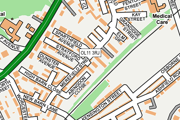 OL11 3RJ map - OS OpenMap – Local (Ordnance Survey) OL11 3RJ map - OS OpenMap – Local (Ordnance Survey)