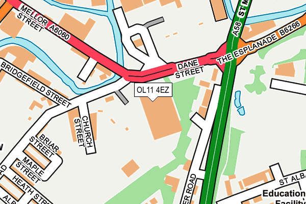 OL11 4EZ map - OS OpenMap – Local (Ordnance Survey) OL11 4EZ map - OS OpenMap – Local (Ordnance Survey)