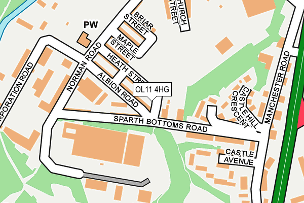 OL11 4HG map - OS OpenMap – Local (Ordnance Survey) OL11 4HG map - OS OpenMap – Local (Ordnance Survey)